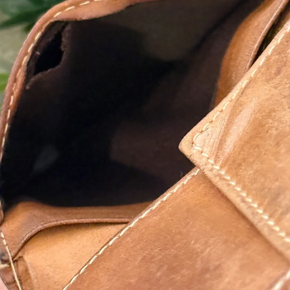 CELINE Macadam PVC Leather wallet Bifold Brown Authentic - Picture 12 of 13